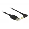 Strāvas kabelis DeLOCK 85544 USB A 1,5 m melns