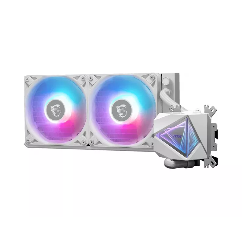 MSI MAG Coreliquid I240 Procesora šķidruma dzesēšanas komplekts 12 cm Balts 1 gab.