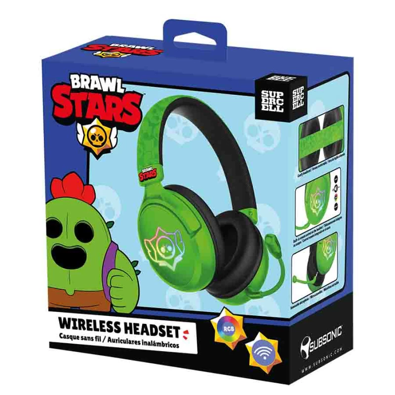 Subsonic bezvadu spēļu austiņas Brawl Stars Skull