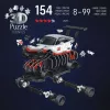 3D puzzle Ravensburger Iconics Porsche 911 GT3 Cup – modeļa replikas komplekts