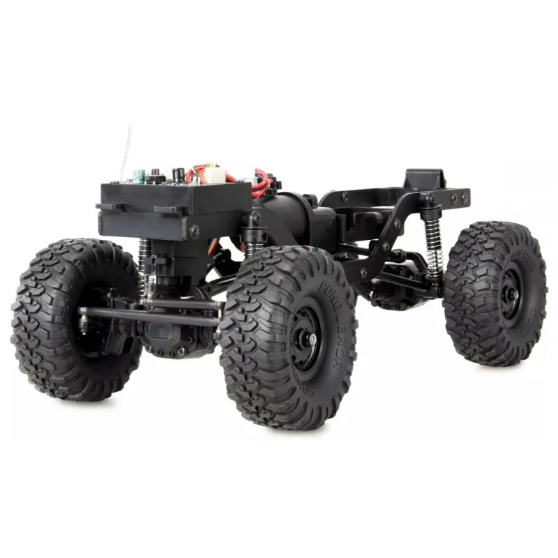 RC kāpurķēžu modelis Amewi Mini‑D90 4WD 1:16 RTR tālvadības bezceļa modelis, 4 riteņu piedziņa, 1:16 mērogā