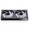 Dzesēšanas ventilators Jonsbo ZB-240 240mm ARGB PWM melns — Bezgalības spoguļa dizains