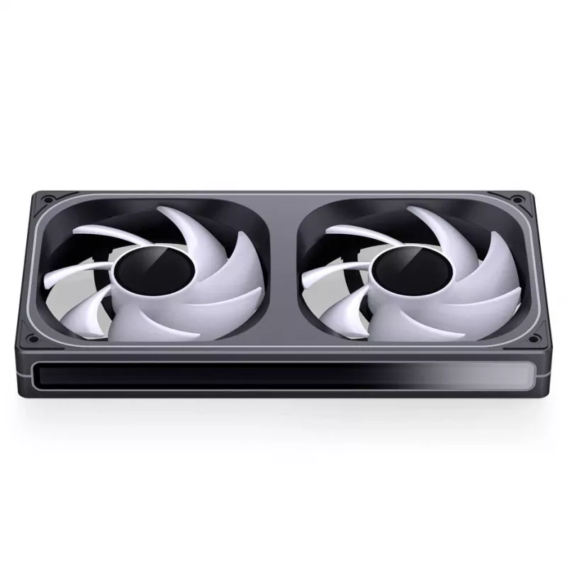 Dzesēšanas ventilators Jonsbo ZB-240 240mm ARGB PWM melns — Bezgalības spoguļa dizains