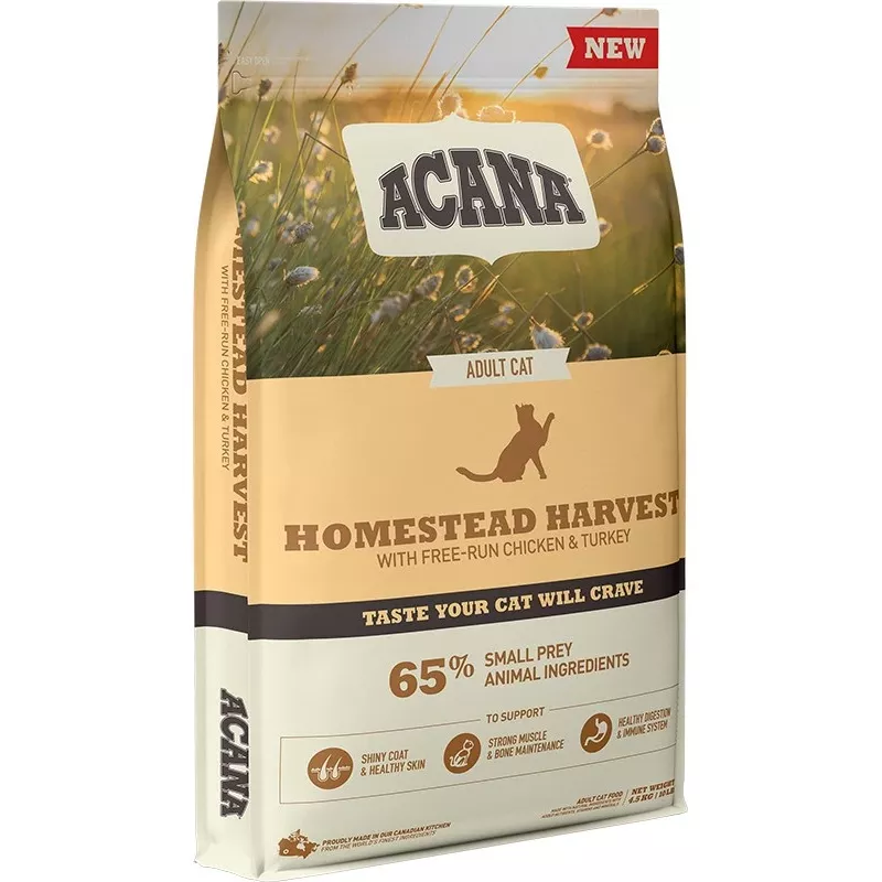ACANA Homestead Harvest - sausā kaķu barība - 4,5 kg