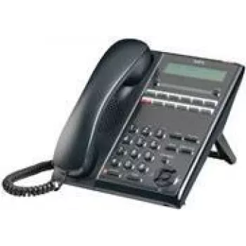 NEC SL2100 Type B IP7WW-12TXH-B1 digitālais sistēmas tālrunis, 2 vadu, melns