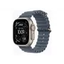 Apple Watch Ultra 3 GPS + Cellular 49mm dabīgā titāna korpuss ar tumši zilo okeāna grupas siksnu | Apple