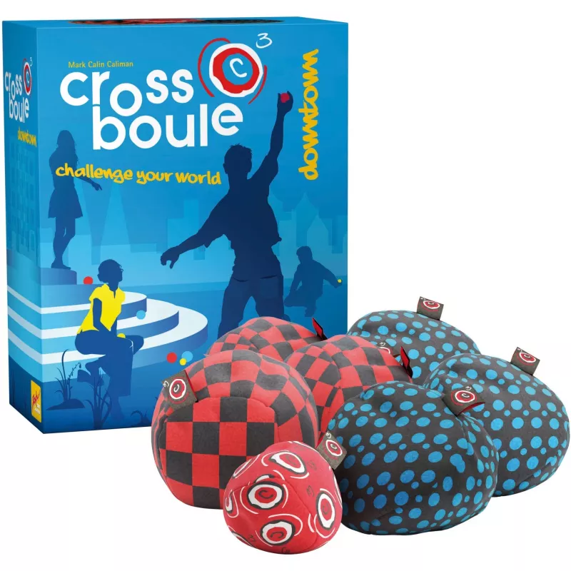 Crossboule Set Downtown, veiklības spēle zila/sarkana