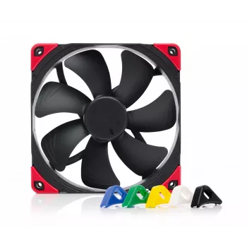 140 mm Noctua NF-A14 PWM chromax.Melns.swap korpusa ventilators, 12V, 300–1500 RPM, PWM, 140.2 m³/h, 24.6 dB