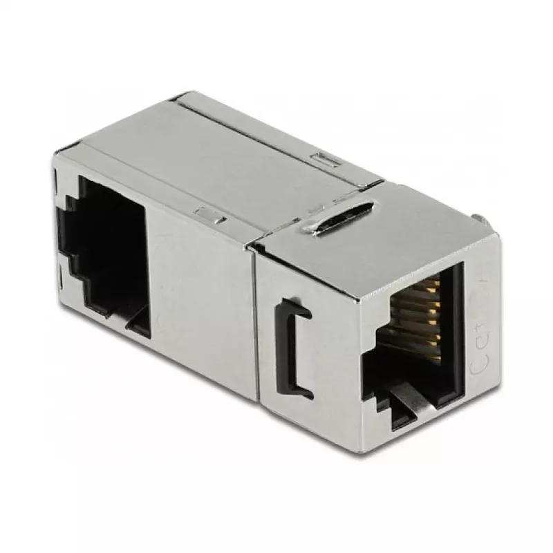 DeLOCK Keystone modulis RJ45 ligzda – RJ45 ligzda Cat.6A 90° leņķī