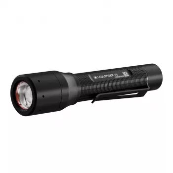 Rokas lukturītis Ledlenser P5 melns, LED, 140 lm, AA baterija, IP54, alumīnijs, kabatas klipsis
