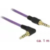 Audio kabelis DeLOCK 85611 1m 3.5mm violeta