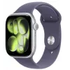 Apple Watch Series 11 GPS + Cellular 42mm sudraba alumīnija korpuss ar Purple Fog Sport siksniņu - M/L