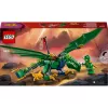 Konstrukciju rotaļlietu komplekts LEGO NINJAGO 71829 Lloyd's zaļa Forest Dragon, 128 gabali, 2 minifigūras, vecumam no 6 gadiem
