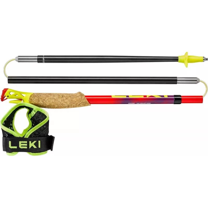 Pārgājienu nūjas Leki TRL Ultratrail FX One 115 cm, sarkanas