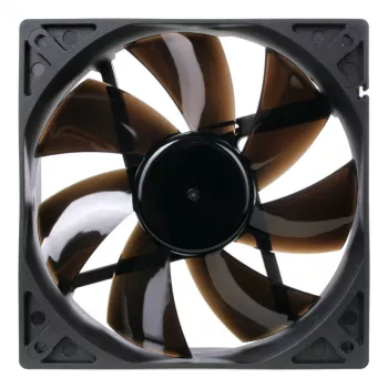 Korpusa ventilators NoiseBlocker MelnsSilentPro PL1 120 mm, 900 RPM, 11 dB, 68 m³/h, 4,5 V, melns