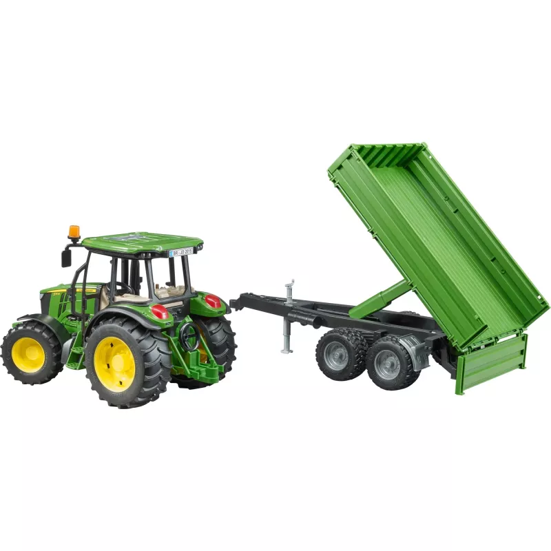 Traktora modelis BRUDER John Deere 5115 M ar pašizgāzēju