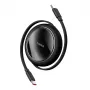 USB kabelis Baseus Free2Draw 1m USB C melns