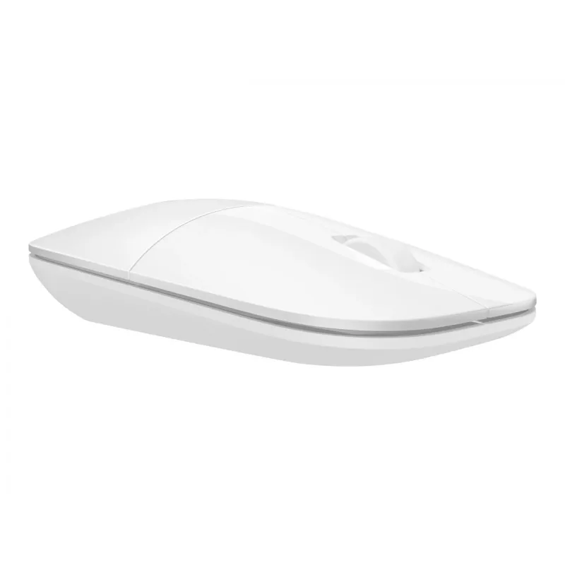 HP Z3700 baltā bezvadu pele, piemērota abām rokām, optiskā, RF bezvadu, 1200 DPI, balta