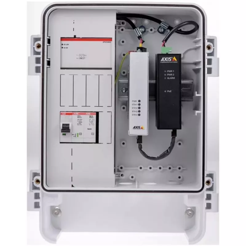 AXIS T8144 Industrial Midspan - Strāvas injektors - DC 20 60 vati - Melns (01154-001)