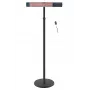 TunaBone Electric Standing Patio Heater, Single carbon golden tube | TB2580ST-01 | Pagalma sildītājs | 2500 W | Melns