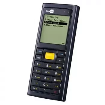 Rokas mobilais dators CIPHERLAB 8200 ar 5,33 cm (2,1 collas) displeju, 160×160 pikseļi, 0,004 GB RAM, MicroSD atbalsts
