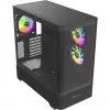 PC korpuss Thermaltake View 290 TG ARGB Midi Tower Melns