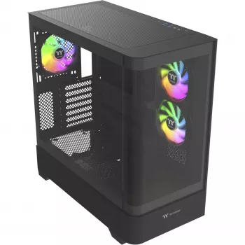 PC korpuss Thermaltake View 290 TG ARGB Midi Tower Melns