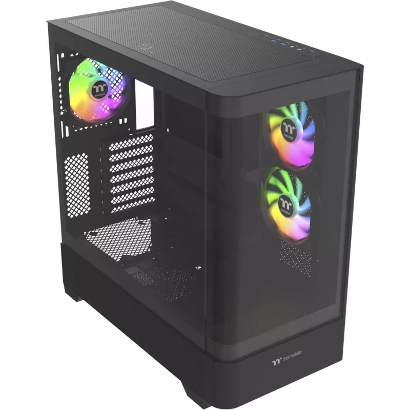 PC korpuss Thermaltake View 290 TG ARGB Midi Tower Melns
