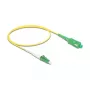 DeLOCK 83234 InfiniBand optiskās šķiedras kabelis 0,5 m LC SC LC/APC dzeltens
