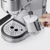 Espresso automāts SEVERIN Newspresa KA 5997 — pusautomātisks, 1 L ūdens tvertne, 1350 W, maltas kafijas iepilde, melns/matēts tērauds/hroms