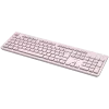 Bezvadu tastatūra CANYON HKB-W01 — UK/US izkārtojums, bēša, darbināma ar AAA baterijām