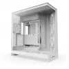 PC Midi Tower korpuss NZXT H9 Flow RGB+ — Balts, atbalsta ATX/EATX/Micro-ITX, rūdīts stikls, 3x140mm priekšējie + 1x120mm aizmugurējais ventilatori