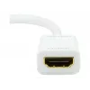 Video kabeļa adapteris LOGILINK Mini DisplayPort uz HDMI tipa A CV0036A, 0,1 m, pelēks