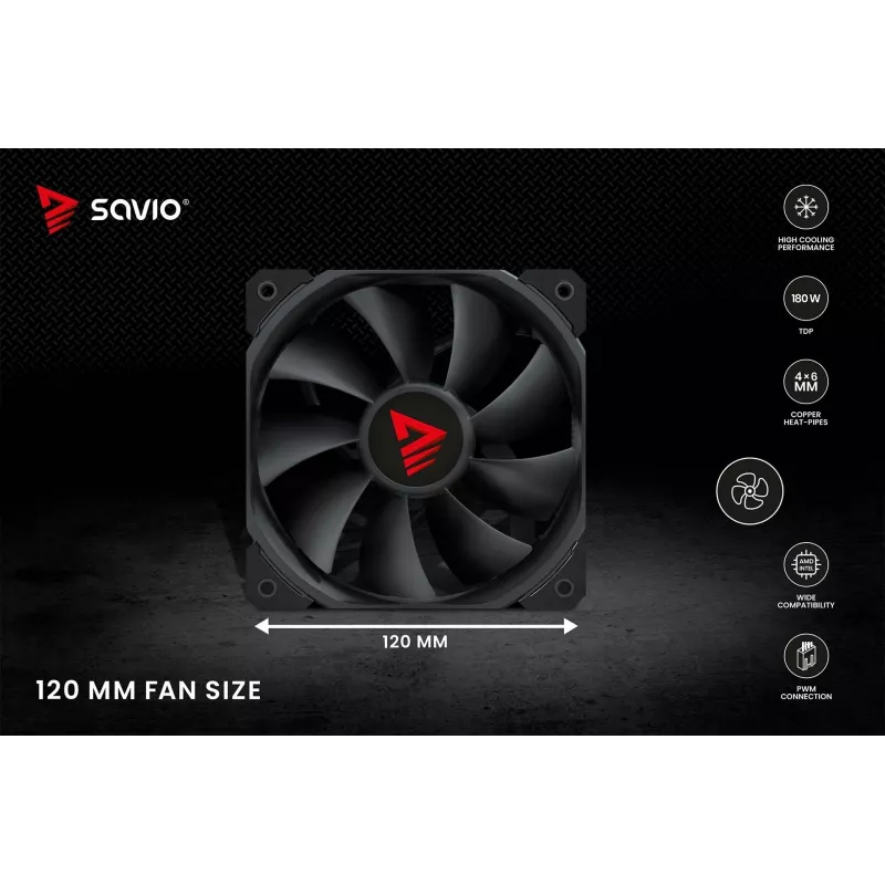 SAVIO VORTEX X2 CPU dzesētājs
