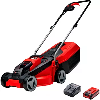 Stumjamais zāliena pļāvējs EINHELL GE-CM 18/30 Li — 18V, 3.0Ah, 30 cm pļaušanas platums, 25 L zāles savācējs