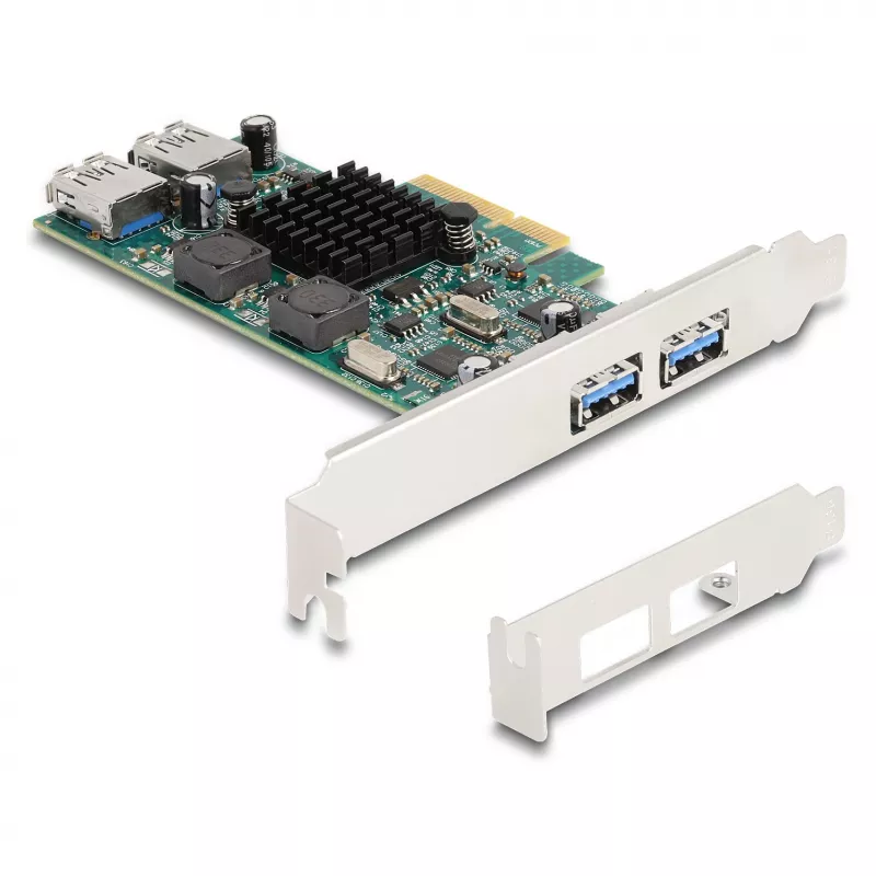 DeLOCK PCI Express x4 karte 2 x USB 5 Gbps Type-A 2 x iekšējie USB