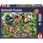 Puzle Schmidt Spiele 57385 — 1500 gabali, Dzīvnieki, platums 846 mm