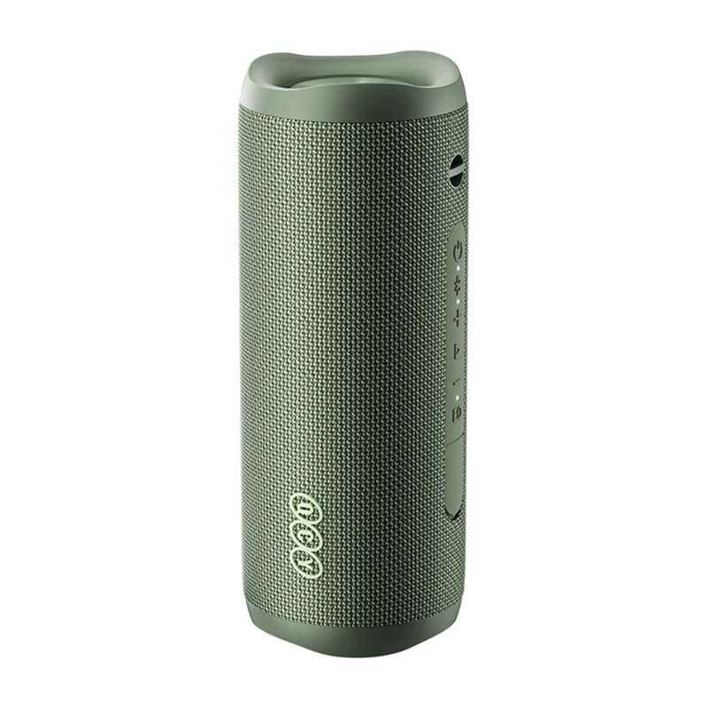 Bezvadu skaļrunis QCY SP7 zaļš Bluetooth 5.0 portatīvs, uzlādējama baterija, kompakts dizains