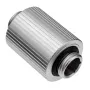 EK-Quantum Torque Extender Static MM 28 - misiņa pagarinātājs, sudrabains, 28mm augstums, 23mm diametrs