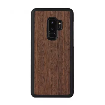 Viedtālruņa maciņš no koka Galaxy S9 Plus, koalas raksts, melns