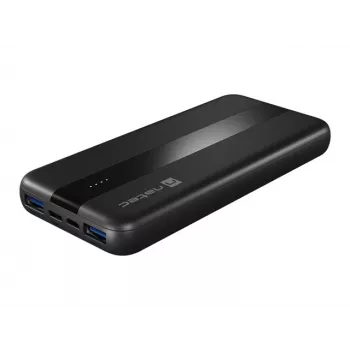 NATEC TREVI SLIM Q V2 Litija polimēra (LiPo) 10000 mAh Melns