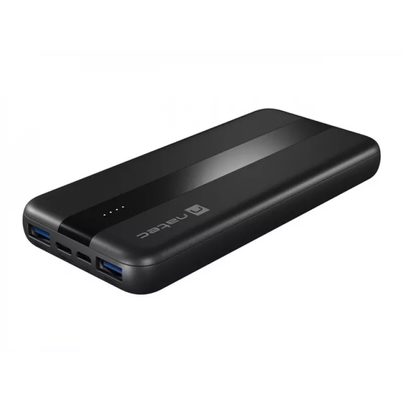 NATEC TREVI SLIM Q V2 Litija polimēra (LiPo) 10000 mAh Melns