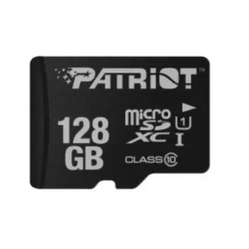 MicroSDXC atmiņas karte PATRIOT PSF128GMDC10 128 GB UHS-I Class 10 U1 80 MB/s, melna