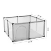 Extralink bērnu sētiņa, sausais baseins rotaļām, salokāms 126x126 cm bumbiņu baseins k-458
