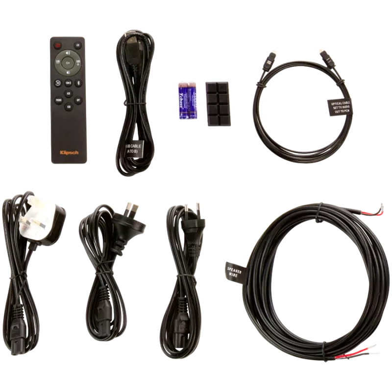 Aktīvais grāmatplaukta skaļrunis KLIPSCH R-51PM — vadu un bezvadu, 120 W, melns/varš