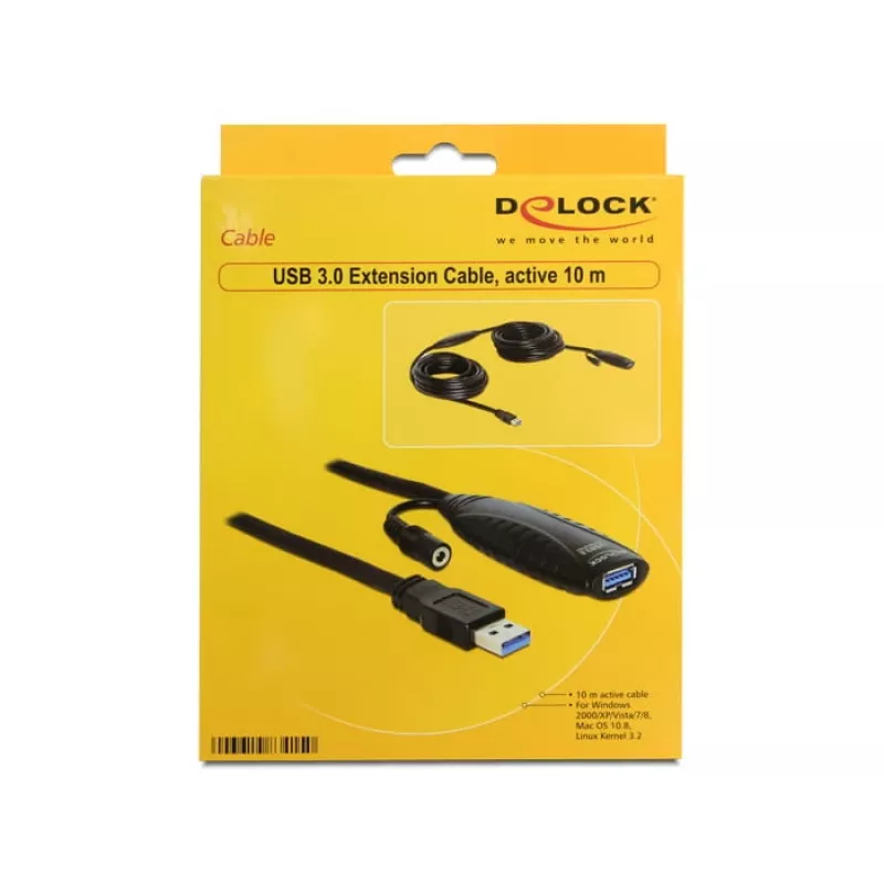 USB kabelis DeLOCK USB3.0-A - USB3.0-A 10m