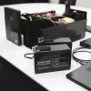 UPS akumulators zaļa Cell AGM50 12 V 10 Ah VRLA AGM, 65×151×95 mm, 2.45 kg, melns