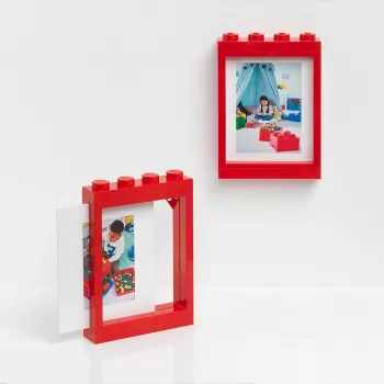 room copenhagen LEGO Bright Red 41131730 attēlu rāmis — dekoratīvs galda rāmis, spilgti sarkans