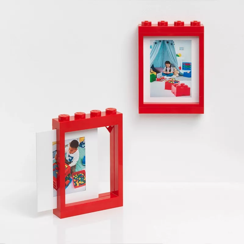 room copenhagen LEGO Bright Red 41131730 attēlu rāmis — dekoratīvs galda rāmis, spilgti sarkans