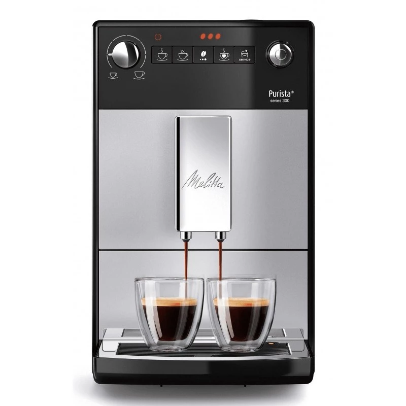 Melitta Purista Series 300 F23/0-101 Bean to Cup Coffee Machine - Sudraba